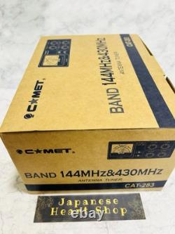 Comet CAT-283 Antenna Coupler/Tuner (144/430MHz) High-Power Cross-Needle SWR
