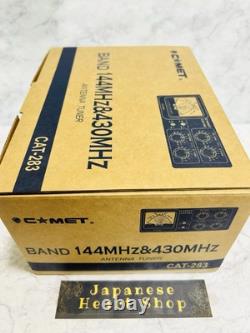 Comet CAT-283 Antenna Coupler/Tuner (144/430MHz) High-Power Cross-Needle SWR