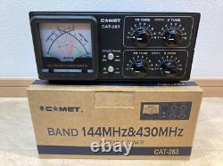 Comet CAT-283 Antenna tuner 144 /430MHz 430MHz/440MH Antenna coupler dual Japan