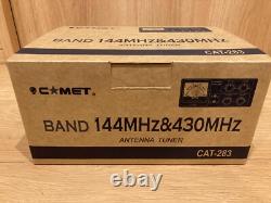 Comet CAT-283 Antenna tuner 144 /430MHz 430MHz/440MH Antenna coupler dual Japan