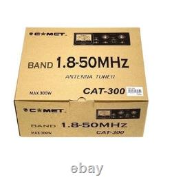 Comet CAT-300 Manual Antenna Tuner Ham 1.8-50 MHz 300w(PEP) 50 Ohm USA DEALER