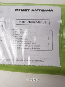 Comet CA-F72GF 440-480MHz Base Antenna UHF Single Band Ground Plane 5.5dBi Japan