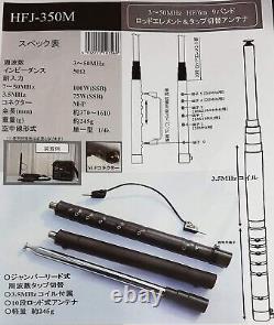 Comet HFJ-350M 3.5 50MHz 9-Band Portable Telescopic Antenna