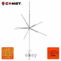 Comet UHV-10 antenna 3.5/7/10/14/18/21/24/28/50 MHz band 9 band antenna New