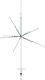 Comet UHV-10 antenna 3.5/7/10/14/18/21/24/28/50 MHz band 9 band fixed antenna