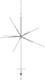 Comet UHV-10 antenna 3.5/7/10/14/18/21/24/28/50 MHz band 9 band fixed antenna