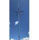 Comet UHV 10 antenna 3.5/7/10/14/18/21/24/28/50 MHz band 9 band fixed antenna