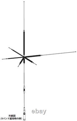 Comet UHV-9 Antenna 3.5/7/14/18/21/28/50/144/430MHz Multi Band 2.1m New