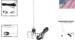 Compact NMO Mount Antenna for Vehicle Transceiver