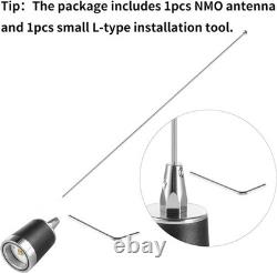 Compact NMO Mount Antenna for Vehicle Transceiver