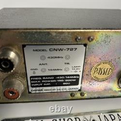 DAIWA CNW-727 Antenna Tuner 144/430MHz VHF UHF Ham Radio 200W Tested