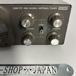 DAIWA CNW-727 Antenna Tuner 144/430MHz VHF UHF Ham Radio 200W Tested