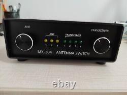 DC-30MHz Antenna Switcher Box Sharer for 3×Antenna 4×Ham Radio Transceiver