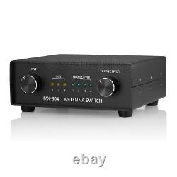 DC-30MHz Antenna Switcher Box Sharer for 3×Antenna 4×Ham Radio Transceiver