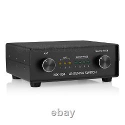 DC-30MHz Antenna Switcher Box Sharer for 3×Antenna 4×Ham Radio Transceiver DC-30MHz Antenna Switcher Box Sharer for 3×Antenna 4×Ham Radio Transceiver