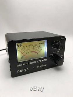 DELTA PSM1000W 1000 WATT SWR & POWER METER CB HAM RADIO ANTENNA METER 26-30 MHz