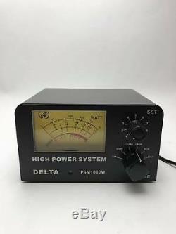 DELTA PSM1000W 1000 WATT SWR & POWER METER CB HAM RADIO ANTENNA METER 26-30 MHz