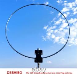 DESHIBO WV-600 Broadband Passive Loop Antenna 100KHz-300Khz SDR Shortwave Radio