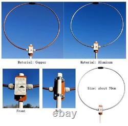 DESHIBO WV-601 0-999MHz Receiving Wideband Passive Loop Antenna Aluminum Ring