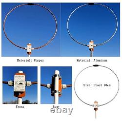 DESHIBO WV-601 0-999MHz Receiving Wideband Passive Loop Antenna Aluminum Ring