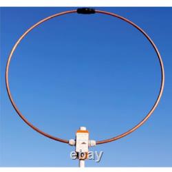 DESHIBO WV-601 0-999MHz Receiving Wideband Passive Loop Antenna Brass Ring NEW