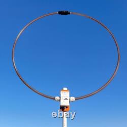 DESHIBO WV-601 Copper Ring 0-999MHz Receiving Wideband Passive Loop Antenna