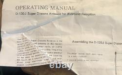 DIAMOND D-130J Super Discone Antenna 25-1300MHz Receive with UHF Connector