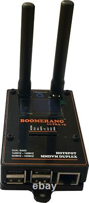 DMR Hotspot Duplex MMDVM TS1 & TS2 UHF Display Ethernet WIFI Boomerang ULTRA