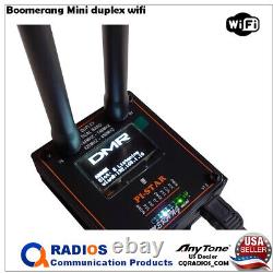DMR Hotspot Duplex MMDVM TS1 & TS2 UHF Display WIFI Boomerang HSMINI Made in USA