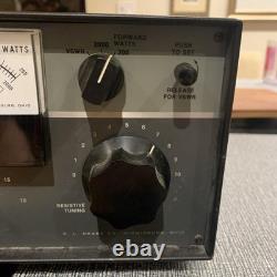 DRAKE MN-2000 HEAVY DUTY LEGAL LIMIT ANTENNA TUNER Untested