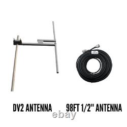 DV1/DV2 Dipole Antenna with 30m cable Kit for 500w 600w 1000w FM transmitter