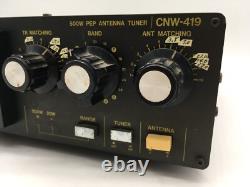 Daiwa CNW-419 200W WARC 1.8-30MHz Ham Radio Antenna Tuner complete Tested Japan
