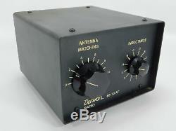 Dentron 80-10AT Vintage Ham Radio Antenna Tuner Works Great