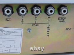 Dentron AT-3K Vintage Ham Radio Antenna Tuner (no meter movement, as-is)