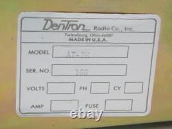 Dentron AT-3K Vintage Ham Radio Antenna Tuner (no meter movement, as-is)