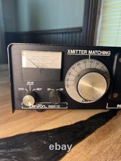 Dentron RT-3000 HF Antenna Tuner 3KW Roller Inductor Ham Radio Vintage