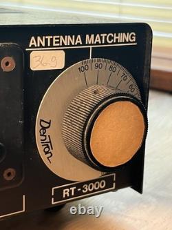 Dentron RT-3000 HF Antenna Tuner 3KW Roller Inductor Ham Radio Vintage