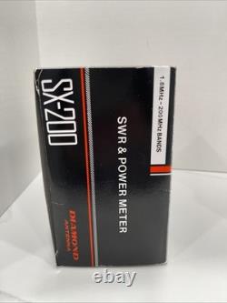 Diamond Antenna SX-200 SWR Power Meter 1.8-200MHz 200W for HF VHF Ham Radio