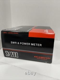 Diamond Antenna SX-200 SWR Power Meter 1.8-200MHz 200W for HF VHF Ham Radio