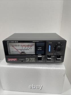 Diamond Antenna SX-200 SWR Power Meter 1.8-200MHz 200W for HF VHF Ham Radio