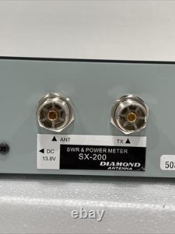Diamond Antenna SX-200 SWR Power Meter 1.8-200MHz 200W for HF VHF Ham Radio