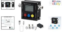 Digital Antenna Power Meter with N-Type Adapters for Ham Radio Connection