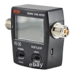 Digital SWR Power Meter RS50 UV 125-525Mhz LCD SO239 Radio Antenna HAM Tester