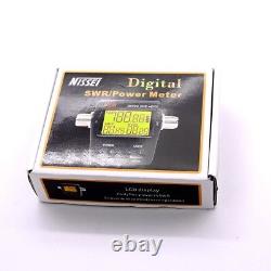 Digital SWR Power Meter RS50 UV 125-525Mhz LCD SO239 Radio Antenna HAM Tester
