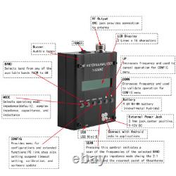 Digital Shortwave Antenna Analyzer Meter Tester 1-60M For Ham Radio Tools