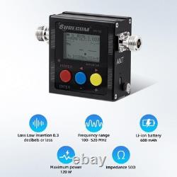 Digital VHF/UHF Antenna Power & SWR Meter 125-525MHz for Ham Radio & Communicati