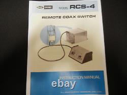 Drake RCS-4 2000W Ham Radio Antenna Remote Motor-Driven Coax Switch RCS4
