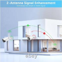 Dual Antenna Enhanced & 2-Way Audio? Outdoor Wireless Security Camera System