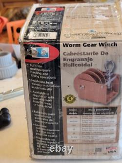 Dutton-Lainson Company WG1500SR 1500 lbs Worm Gear Winch with Split Reel