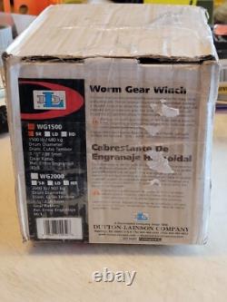 Dutton-Lainson Company WG1500SR 1500 lbs Worm Gear Winch with Split Reel